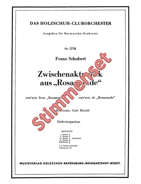 Zwischenaktmusik aus Rosamunde